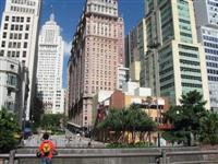 The Banespa and Martinelli buildings in Sao Paolo, Brazil