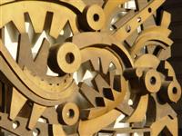 Close up of the gate of Teatro Regio, Torino, Italy