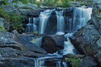 Waterfall and Boulders