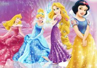 Aurora Cinderella Rapunzel SnowWhite