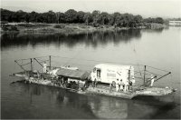 Panga en el Río Tecolutla