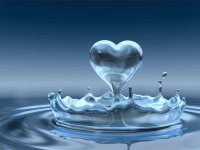 Agua corazón