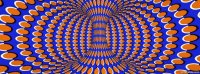 azul y naranja