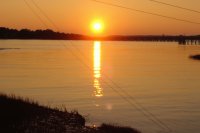 hunting island sc sunset