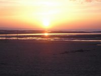 coucher de soleil à Houlgate