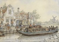 Anton Pieck famous Dutch Drawer