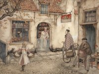 Anton Pieck famous Dutch Drawer