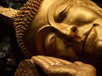 Sleeping Buddha in Luang Prabang Laos