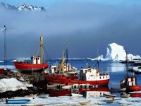 Ammasalik during winter Greenland