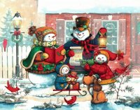 Snowman singers