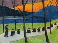 Painting from Marianne van Werefkina Autumn