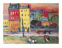 Wassily Kandinsky Houses of Munich