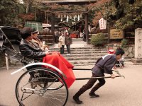 Rickshaw in Kyoto Japan