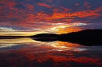 Dawn in the Artic area