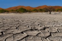 African desert crying for Rain