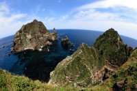 Liancourt Rocks in the Japanese Sea