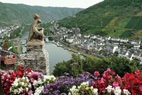 Mosel view Rheinland Pfalz Germany