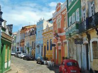 Colorfull street in Brasil