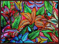 Embroidered pattern Mexico