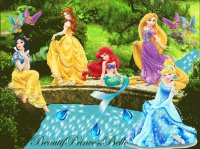 SnowWhite Belle Ariel Rapunzel Cinderella