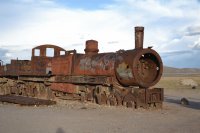Locomotive Cemetery Uyuni Bolivia