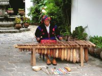 Mayan Marimba player Guatemala