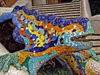 Parc Güell Dragon Antoni Gaudi Barcelona
