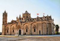 Panagia Church and Akdogan Mosque Northern Cyprus