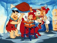 Fred, Wilma and Pebbles Flintstone