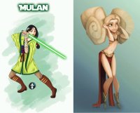 StarWars Mulan Rapunzel