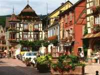 Central Square Kayserberg Alsace France