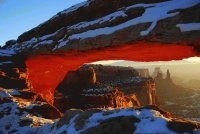 southwest sunset arch...