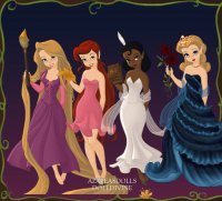 Rapunzel Giselle Tiana Aurora