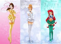 Belle Cinderella Ariel