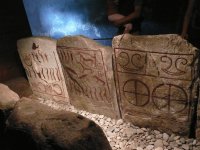 Inside ancient tomb