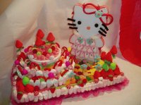 Que linda tarta de chuches