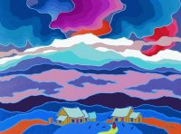 Lone Woman with Ravens Yukon Arts Centre