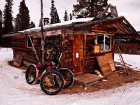 Trappers cabin on the Watson River Yukon