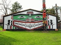 First Nation longhouse Royal BC Museum