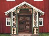 Entrace Swedish farming House Halsingland