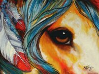 Horse Eye native art