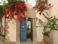 House entrance Crete