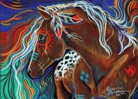 Horse native art