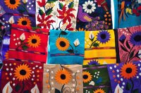 Table covers from Chiapas Mexico