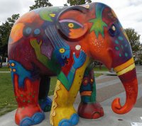 Elephant art