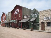 Old village Ogallala Nebraska USA