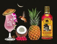 Ingredients for a perfect cocktail Sint Maarten