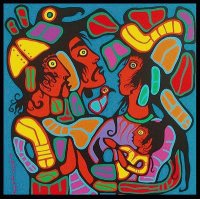 Native Canadian art by Norval Morrisseau
