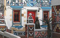 Ndebele House painting Zimbabwe
