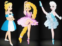 Alice Rapunzel Elsa